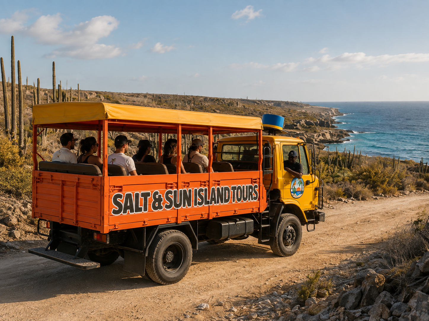 Private Salt & Sun group tour truck